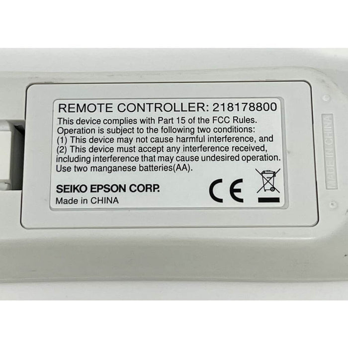 Epson 218178800 Projector Remote Control