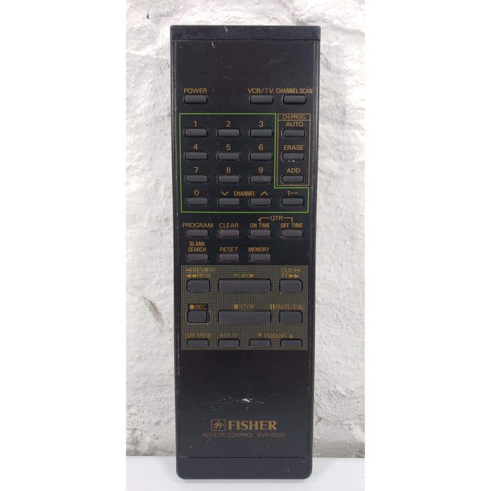 Fisher RVR-8200 VCR Remote Control - Remote Control