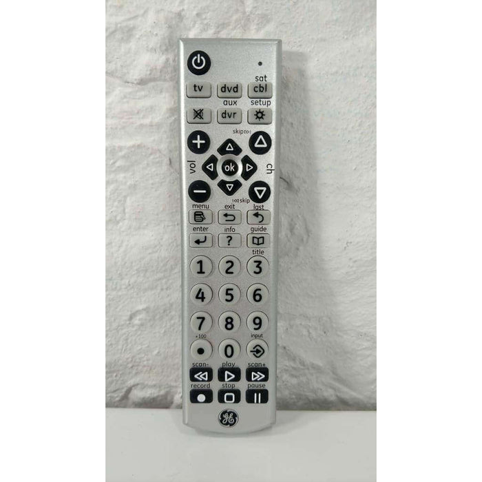 General Electric GE 24965-V2 Universal Remote Control TV DVD CBL DVR - Remote Control