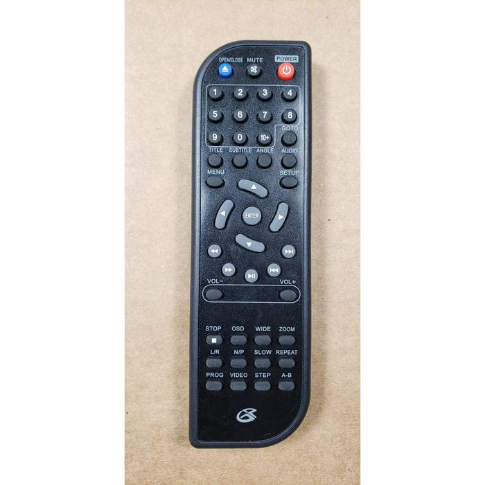 GPX D200BK DVD Player Remote Control