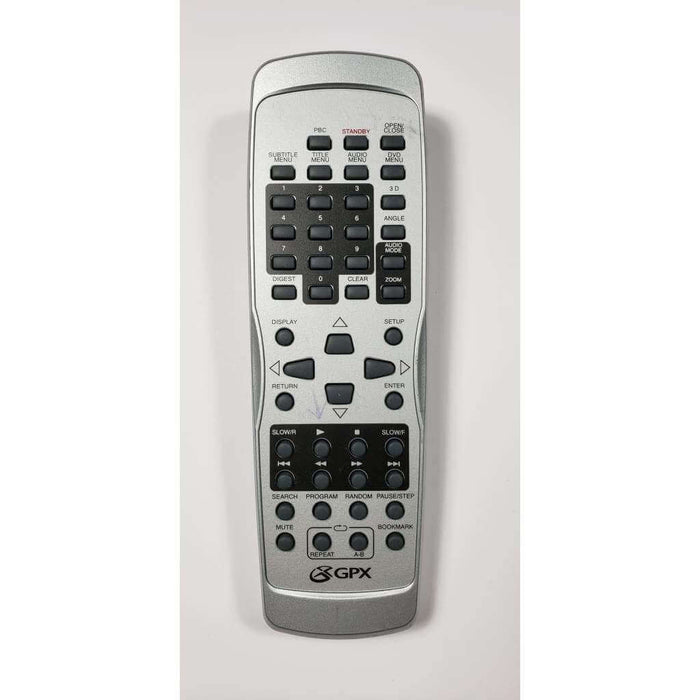 GPX DV1010 DVD Player Remote Control - Remote Control