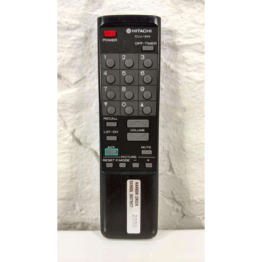 Hitachi CLU-240 TV Remote Control for CLU851GR CT1385BU CT1386B CT2076