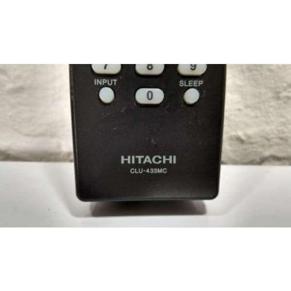 Hitachi CLU-433MC Remote Control for HL00725, RTHL00725, CLU433MC, 27MMV30B