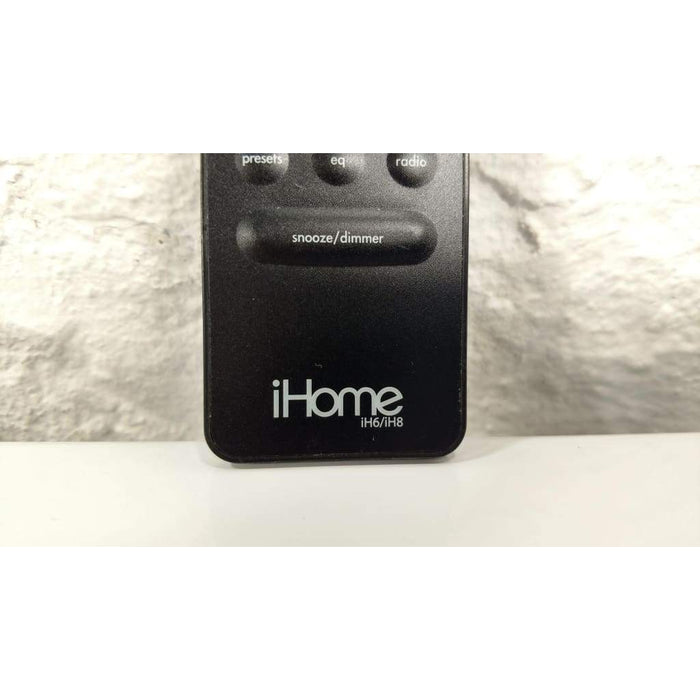 iHome iH6/iH8 ipod Docking Station Remote Control - Black - Remote Control
