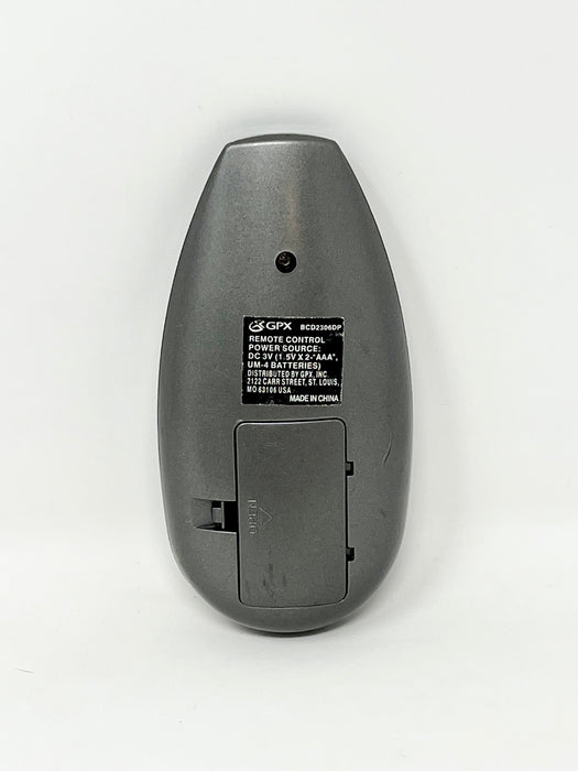 GPX BCD2306DP CD Player Remote Control