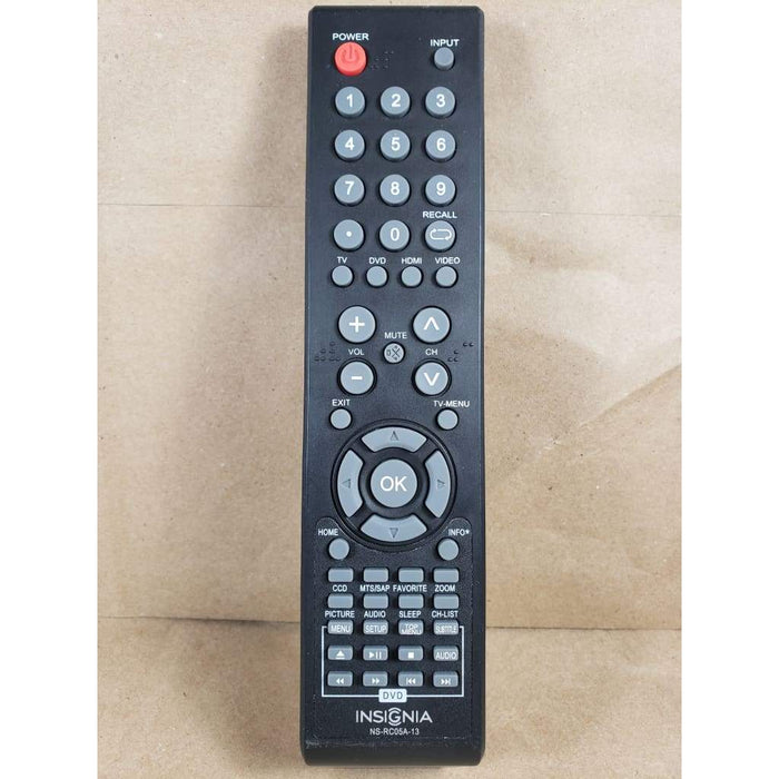 Insignia NS-RC05A-13 DVD Remote Control