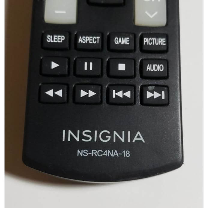 Insignia NS-RC4NA-18 TV Remote Control