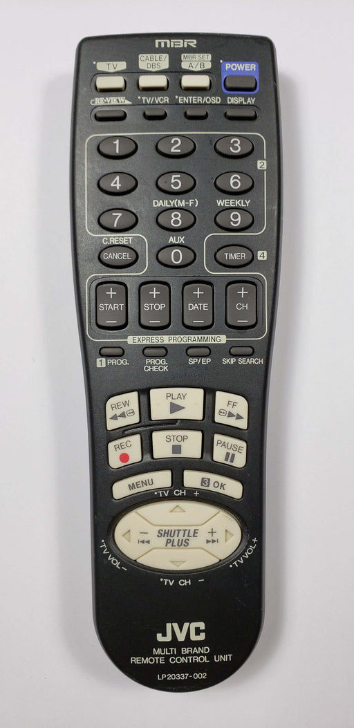 JVC LP20337-002 VCR Remote Control