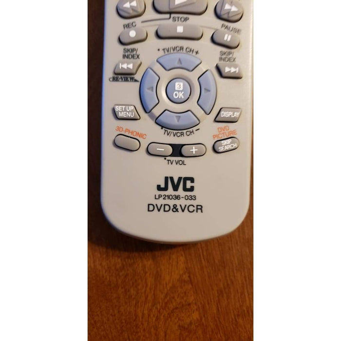 JVC LP21036-033 DVD/VCR Combo Remote Control - Remote Controls