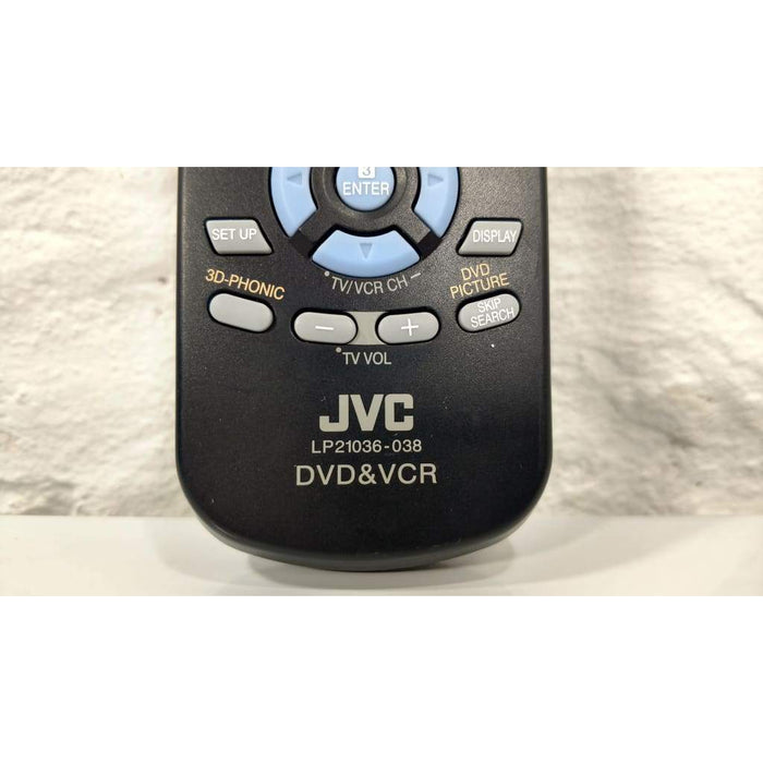 JVC LP21036-038 DVD VCR Remote for HRXVC22UC HRXVC26U HRXVC26U/DVD etc.