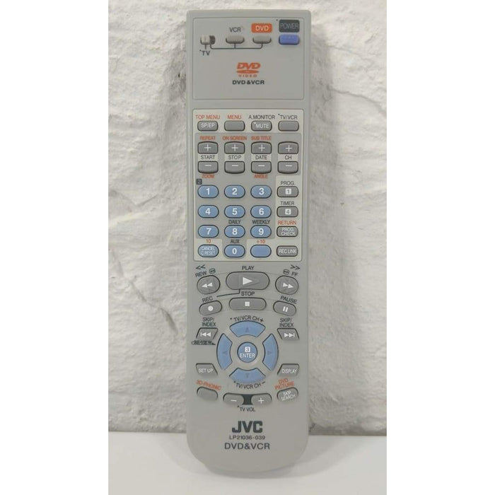 JVC LP21036-039 DVD VCR Remote Control