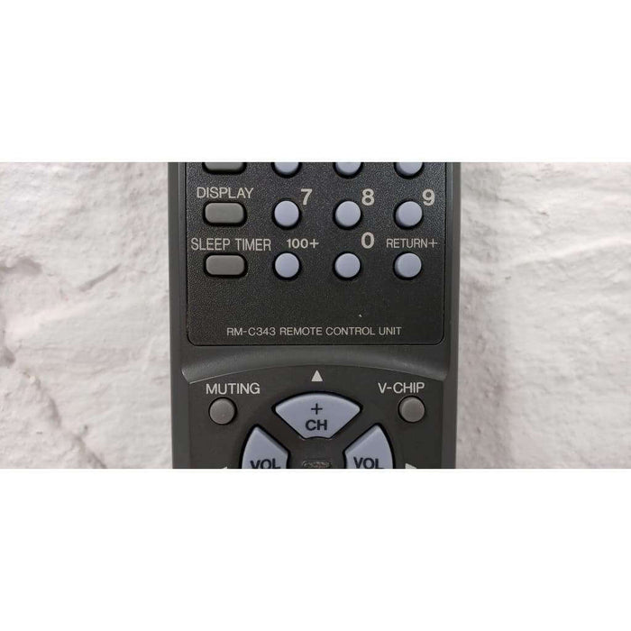 JVC RM-C343 TV Remote Control for AV32D200, AV32D50, AV32D500 etc
