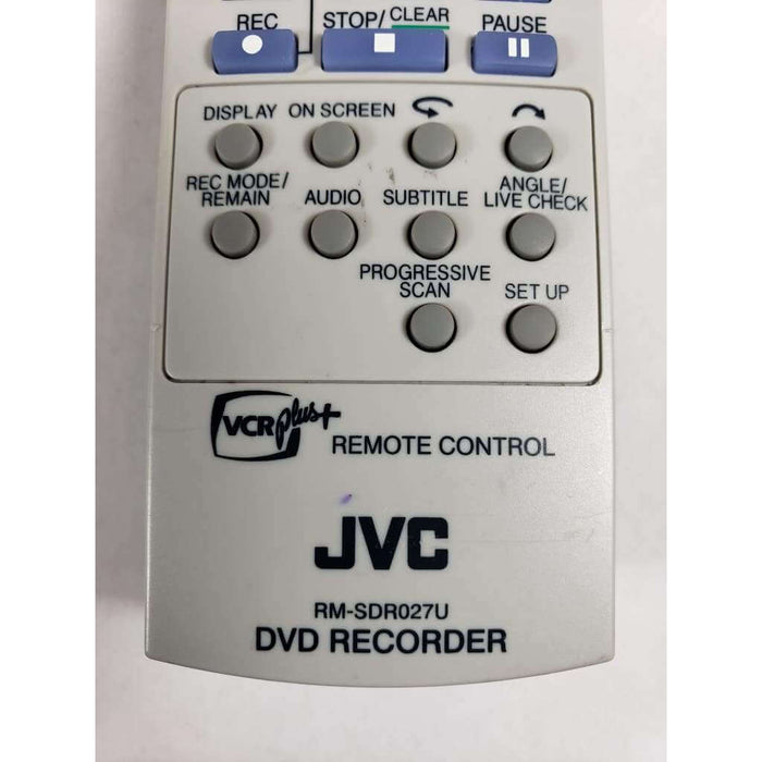 JVC RM-SDR027U DVD Recorder DVD/VCR Combo Remote Control