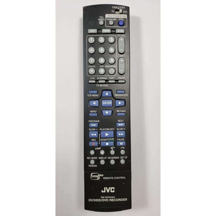 JVC RM-SDR049U DVD Recorder DVDR Remote Control - Remote Control