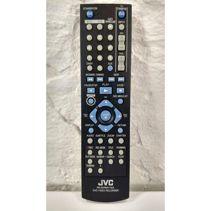 JVC RM-SDRMV150A DVD Recorder (DVDR) Remote Control