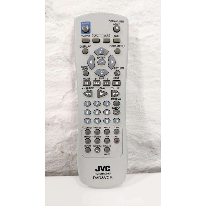 JVC RM-SHR009U DVD VCR Remote for HR-XVC16 HR-XVC17 HR-XVC38 HR-XVC39 - Remote Control