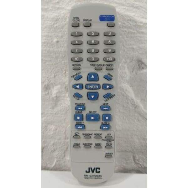 JVC RM-SXV063A DVD Remote Control for XVN410B XVN412S - Remote Controls