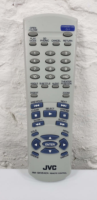 JVC RM-SXVS42A DVD Remote Control for XV-S45 XV-E100 XV-E100SL etc.