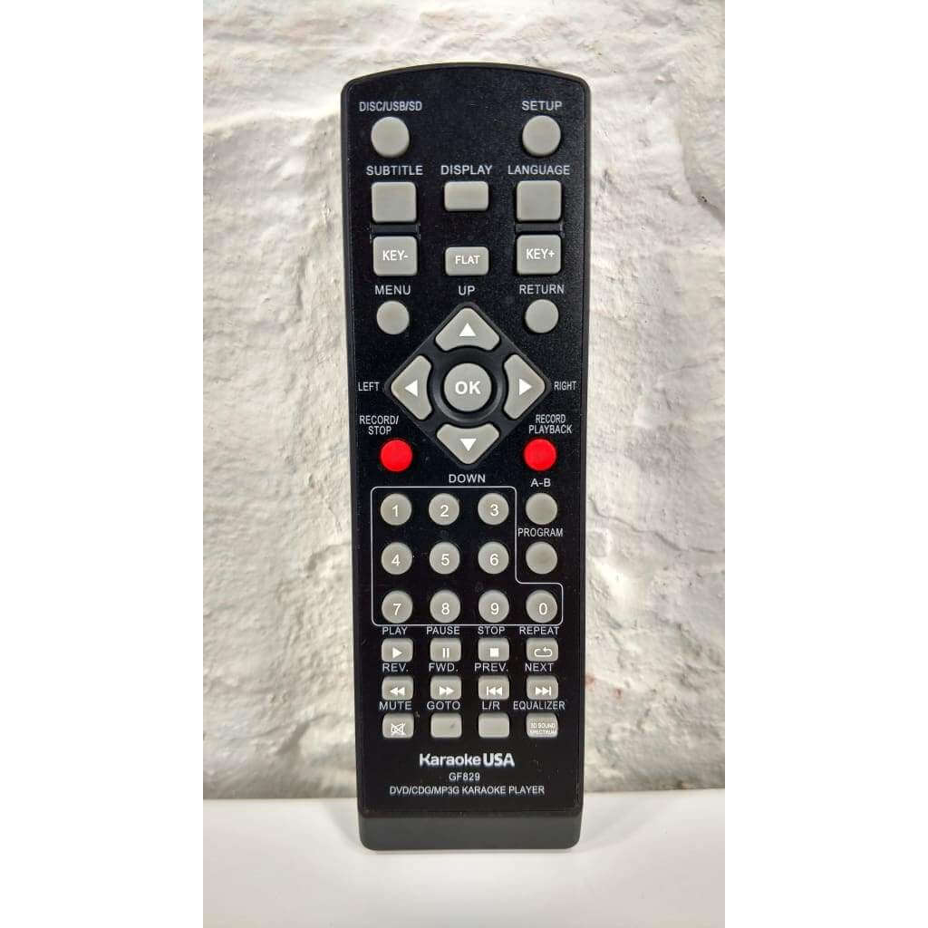 Karaoke USA GF829 Remote Control Best Deal Remotes