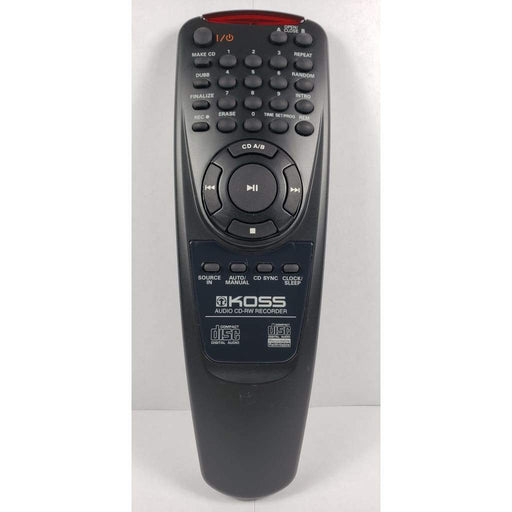 Koss CDR200 CD Recorder Remote Control