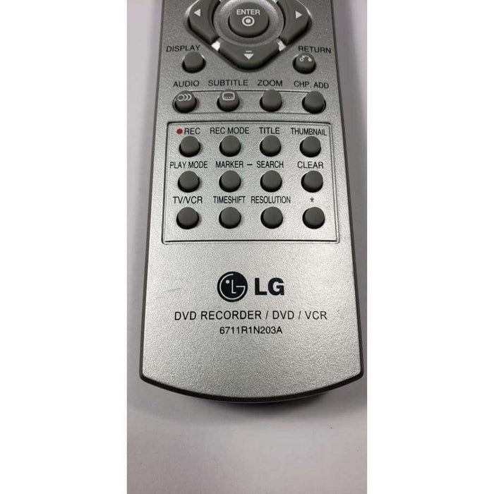 LG 6711R1N203A DVDR DVD Recorder Remote Control