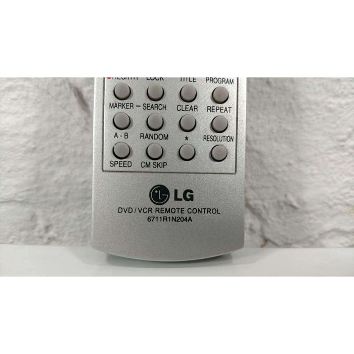 LG 6711R1N204A DVD VCR TV Remote Control for V194H V914H V914H/VCR