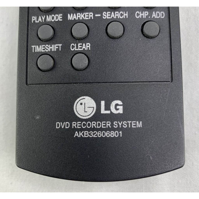 LG AKB32606801 DVDR DVD Recorder Remote Control