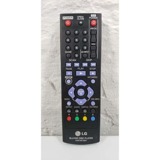 LG AKB73615801 Blu-Ray Remote Control