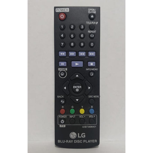 LG AKB73896401 Bu-Ray DVD Payer Remote Control