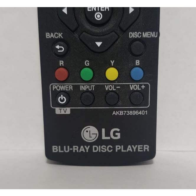 LG AKB73896401 Bu-Ray DVD Payer Remote Control