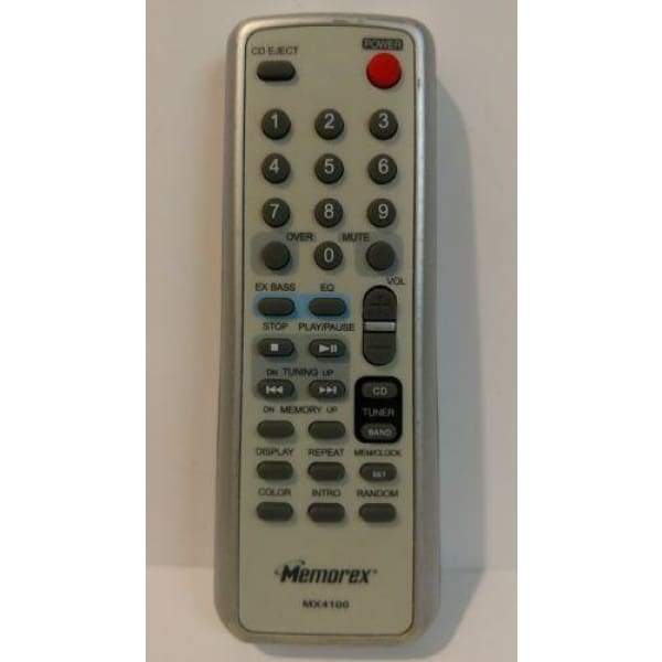 Memorex MX4100 Desktop Stereo System Remote Control - Remote Controls