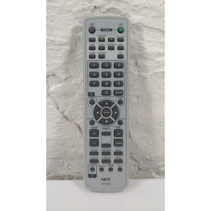 NEC RD-434E Projector Remote Control for NP905 VT800 LT280 LT380 LCD ...