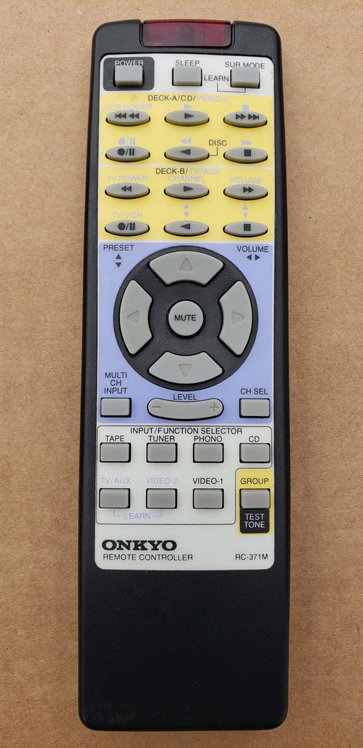 Onkyo RC-371M A/V Receiver Remote Control
