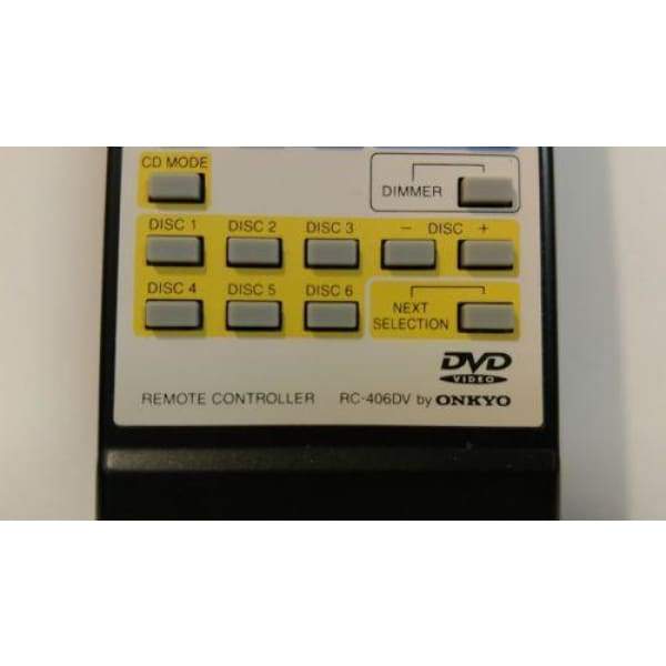 Onkyo RC-406DV DVD Player Remote Control