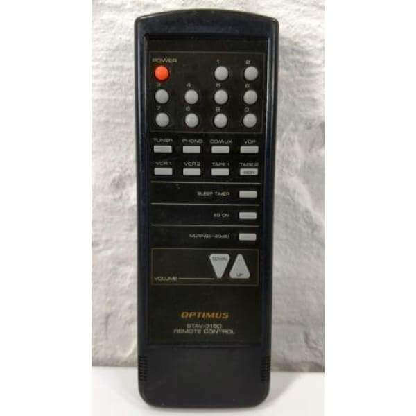 Optimus STAV-3150 Stereo Receiver Remote Control