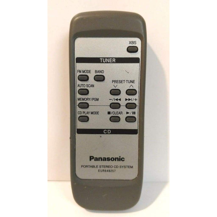 Panasonic EUR648257 Audio Remote Control - RX-D13 RX-D14 RX-D14PCS RX-D16 RX-D20 - Remote Controls