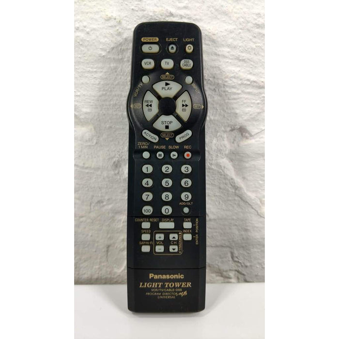 Panasonic LSSQ1596 Light Tower VCR / TV / CABLE DSS Universal Remote Control