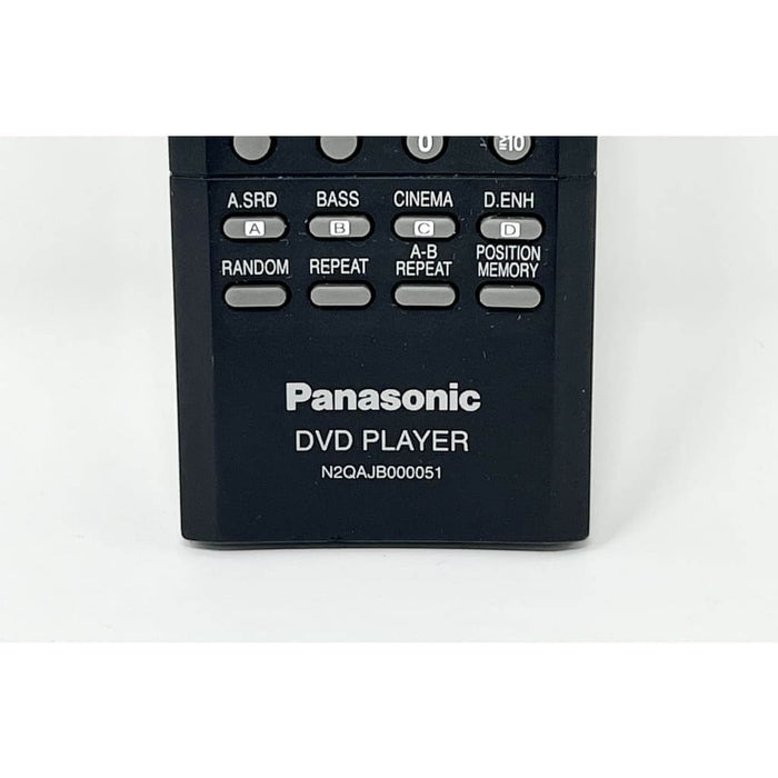 Panasonic N2QAJB000051 DVD Remote Control