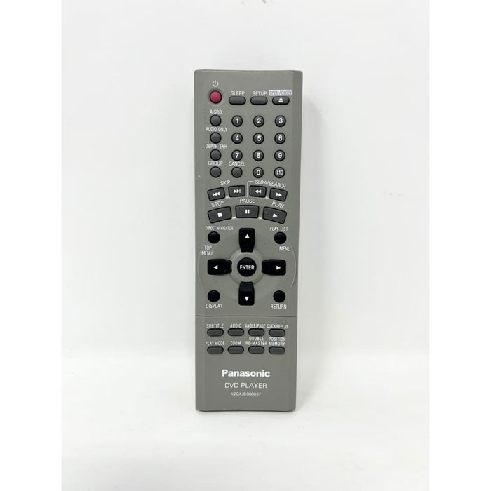 Panasonic N2QAJB000067 DVD Player Remote Control