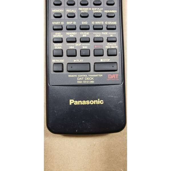 Panasonic RAK-SV012WH DAT Deck Audio Remote - Remote Controls
