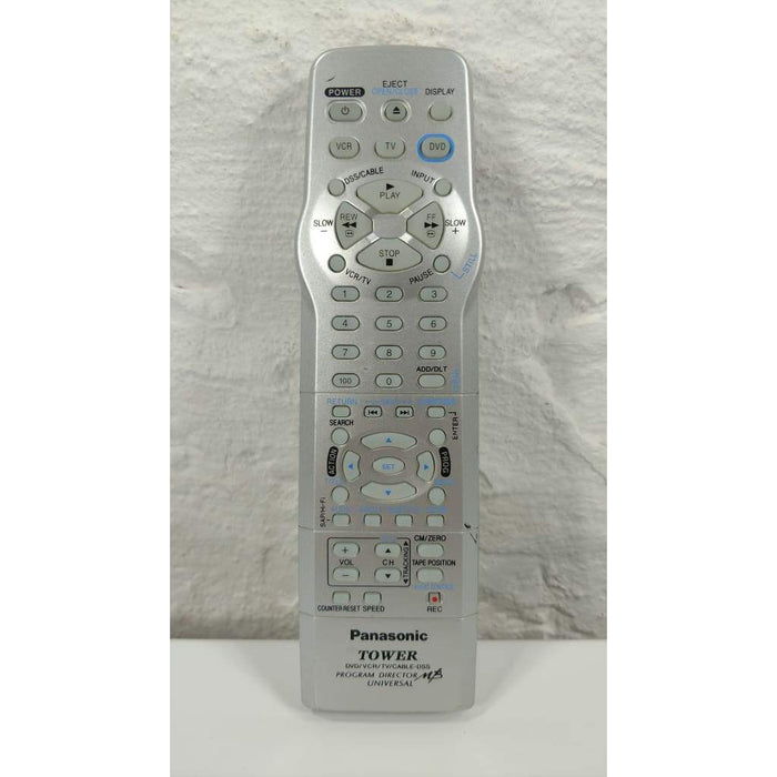 Panasonic Tower LSSQ0344 VCR Cable TV Universal Remote Control DVD DSS - Remote Controls