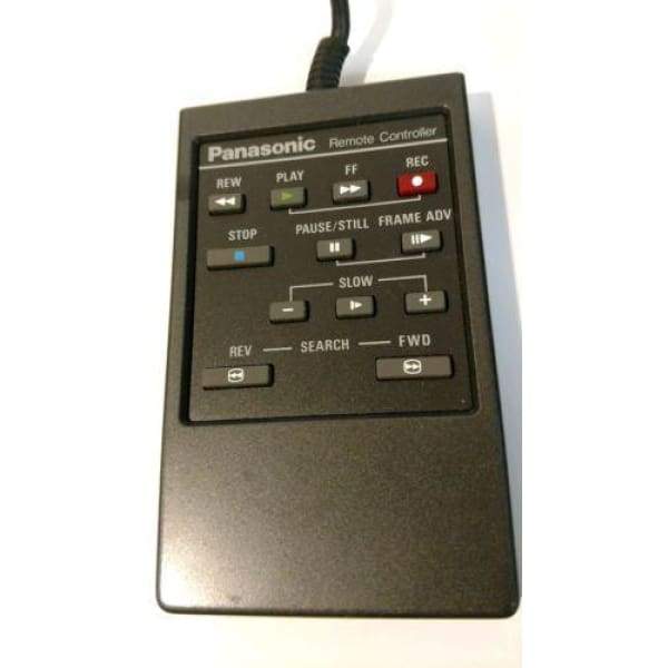 Panasonic VCR VHS Wired Remote Controller Model VSQ0251 for Select Models