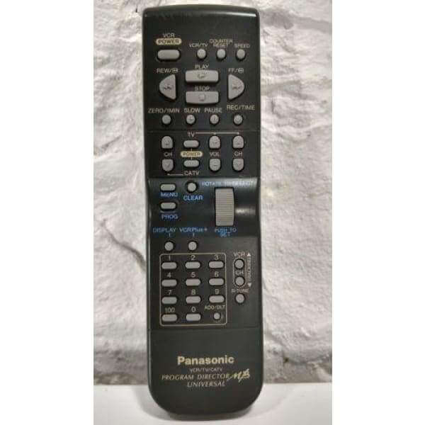 Panasonic VSQS1411 Universal VCR TV CATV Remote Control - Remote Controls