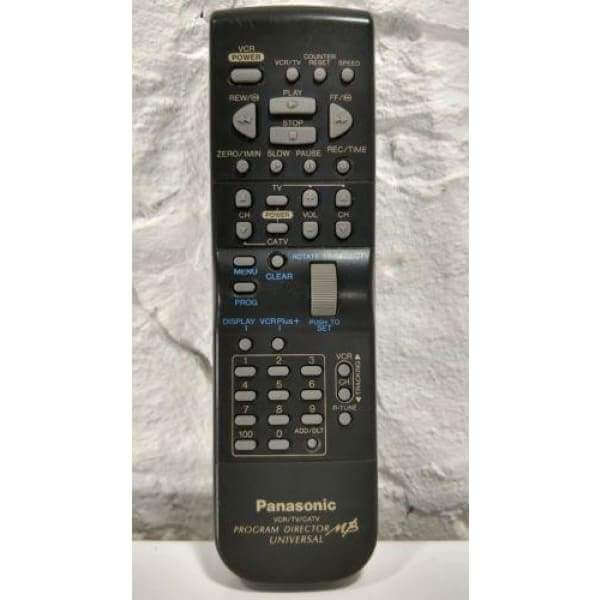 Panasonic VSQS1411 Universal VCR TV CATV Remote Control - Remote Controls