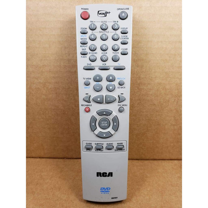 RCA 00058A DVD/VCR Combo Remote Control