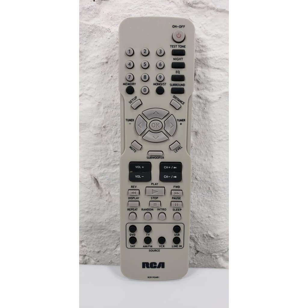 RCA RCR192AB1 Home Theater Remote Control for RT2760 RT2770 RT2870