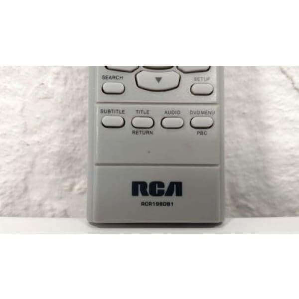 RCA RCR198DB1 DVD Remote for DRC279 DRC282 DRC275 DRC275A DRC277 DRC277A - Remote Controls