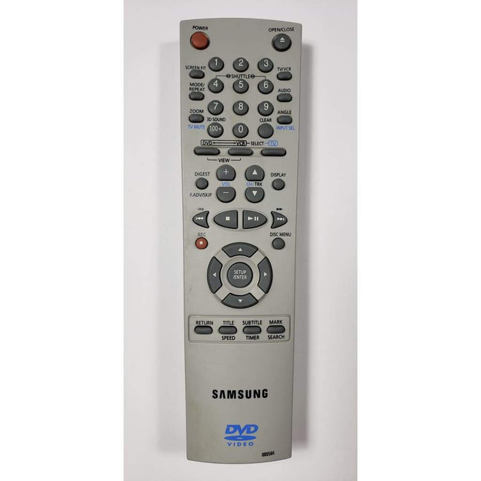 Samsung 00058K DVD/VCR Combo Remote Control - Remote Control