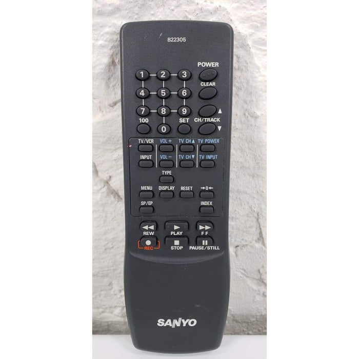 Sanyo B22305 VCR Remote Control for Sanyo VWM275 VHS Player