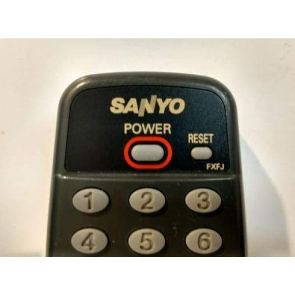 Sanyo FXFJ TV Remote Control for DS19650 PC-6020 PC-6520 PC-6013